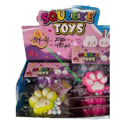 ZABAWKA GNIOTEK SQUISHY LAPKI