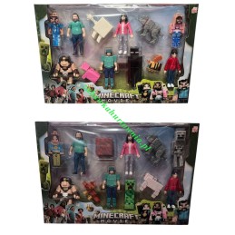 ZESTAW FIGURKI  minecraft